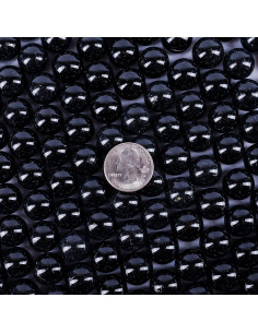 Esferas de Vidrio Negras Galashield 1kg - 80 Piezas Decorativas 2
