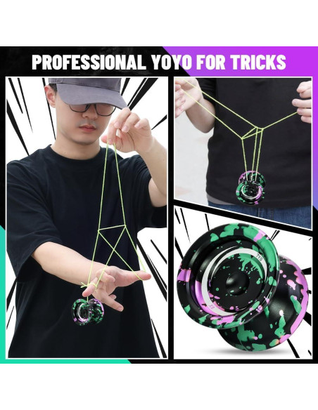 Yoyo X8 Profesional para Niños 8-12 Años con Estuche