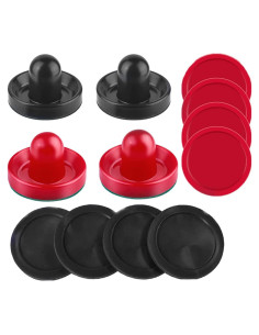 Empujadores y Pucks de Air Hockey Inscool 4 Empujadores 8 Pucks