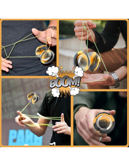 Yoyo WATIEOBOO R8 Responsivo y No Responsivo Oro Negro