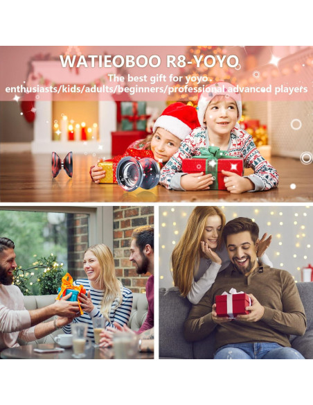 Yoyo WATIEOBOO R8 Responsivo y No Responsivo Oro Negro