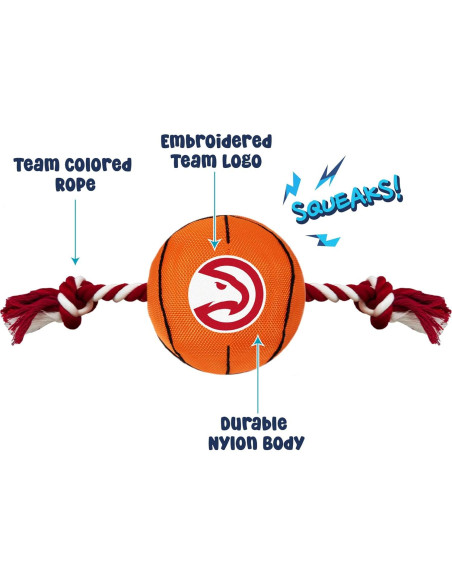 Juguete para mascotas Pets First Baloncesto NBA Atlanta Hawks