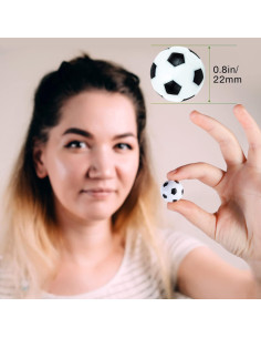 Paquete de 10 Pelotas de Foosball CIGOCIVI 2,03 cm ABS 2