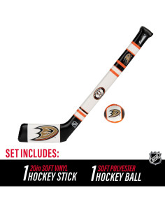 Conjunto Hockey Suave Franklin Sports Anaheim Ducks - 2 Palos 2
