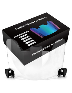 Visera de Fútbol KUBQLIG Clara Universal - Lente Anti-Rasguños