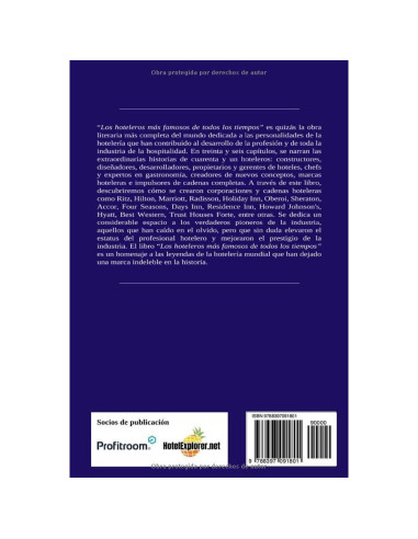 Los hoteleros más famosos de todos los tiempos Tomo 2 (Spanish Edition)