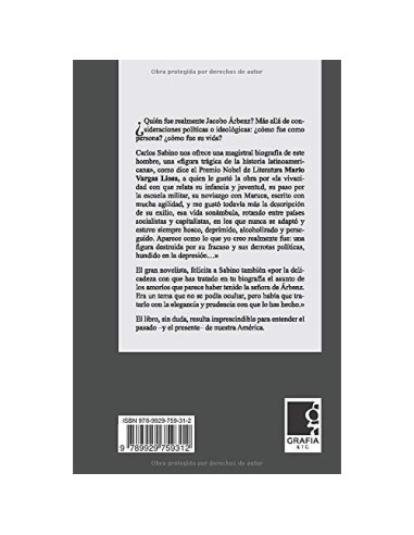 Árbenz, una biografía (Spanish Edition)