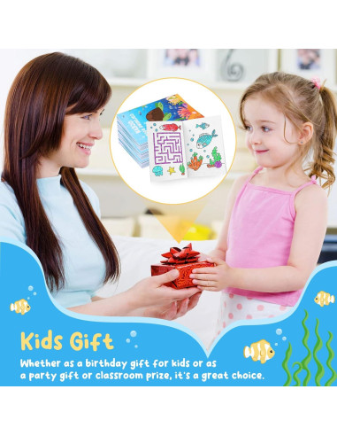 BenLouis 24 Libros de Colorear Océano para Niños