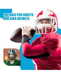 Visera de Fútbol KUBQLIG Clara Universal - Lente Anti-Rasguños 2