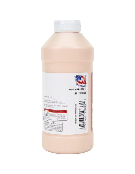 Pintura Tempera Crayola Durazno 473ml para Niños