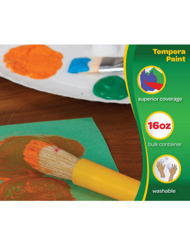 Pintura Tempera Crayola Durazno 473ml para Niños