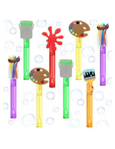 Varitas de Burbujas AFZMON 25 Piezas Tema Pintura Artística