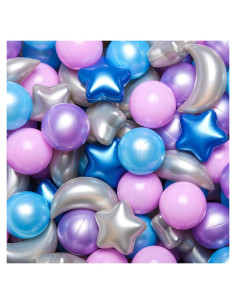 Bolas de Piscina GOGOSO 100PCS Estrellas y Lunas