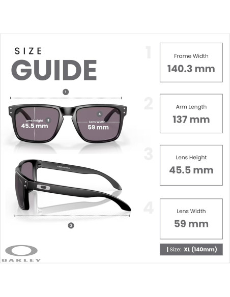 Gafas de sol Oakley Holbrook XL para hombres + Kit de cuidado