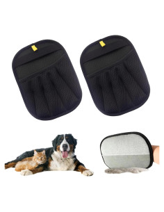 Guantes Quitapelos para Mascotas Genérico 2 Pcs Reutilizables