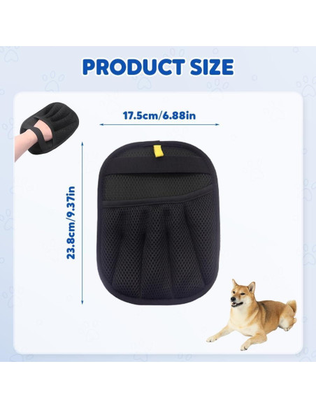 Guantes Quitapelos para Mascotas Genérico 2 Pcs Reutilizables