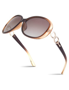 Gafas de sol Sunier para mujeres polarizadas UV400 grandes