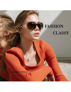 Gafas de sol Sunier para mujeres polarizadas UV400 grandes 2
