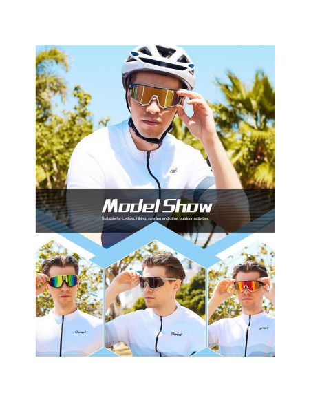 Gafas de sol BIRCEN deportivas UV400 para ciclismo y béisbol