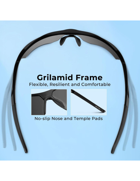 Gafas de sol polarizadas KastKing Tenmile UV para deportes