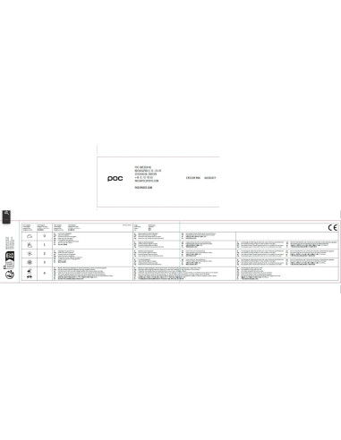 Gafas POC Ora DH para Ciclismo de Montaña - Negro Uranio