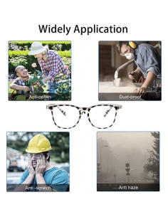 Gafas de Seguridad Antiempañante Elegantes Unisex Leopardo 2