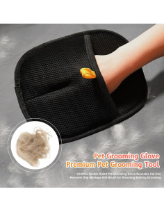 Guantes de Aseo para Mascotas OJJ - Quitapelos Reutilizables 2