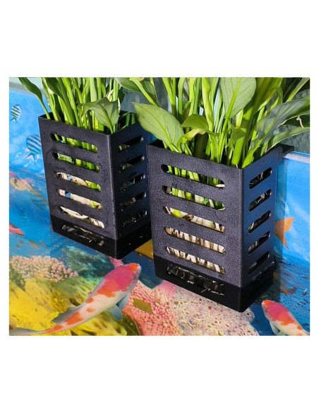 Tazas Colgantes para Acuarios QICIKRASE 2 PCS Soporte Plantas