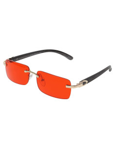 Gafas de sol sin montura Flawless Elite Slim Rojo 54mm