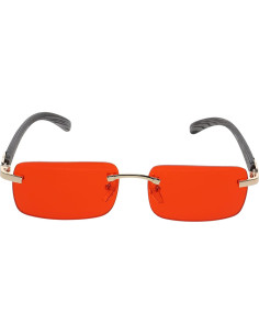Gafas de sol sin montura Flawless Elite Slim Rojo 54mm 2
