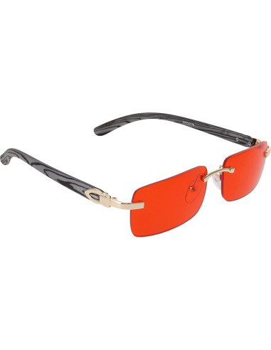 Gafas de sol sin montura Flawless Elite Slim Rojo 54mm