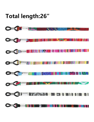 Cadena para Gafas Frienda 8 Piezas Ajustable Unisex