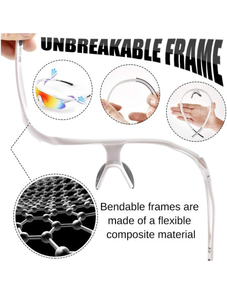 Gafas de Ciclismo HUBO Sports HB502L Polarizadas UV400