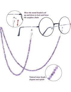 Cadena de Gafas KAI Top Amatista para Mujeres 2