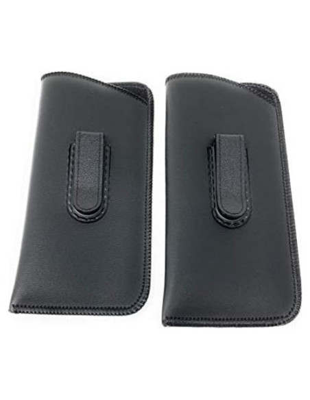 Funda suave para gafas - 2 paquetes Negro Vinilo