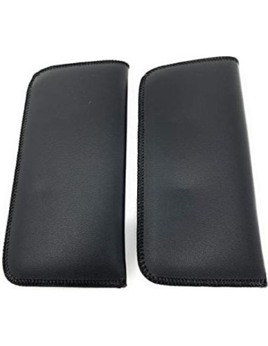 Funda suave para gafas - 2 paquetes Negro Vinilo