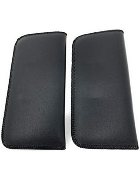 Funda suave para gafas - 2 paquetes Negro Vinilo