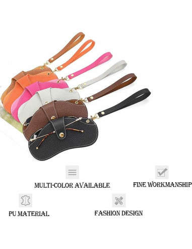 Estuche para Gafas Funda Suave Portátil Cereza 18x9 cm