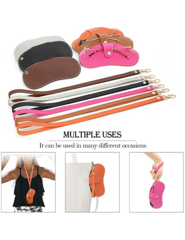 Estuche para Gafas Funda Suave Portátil Cereza 18x9 cm