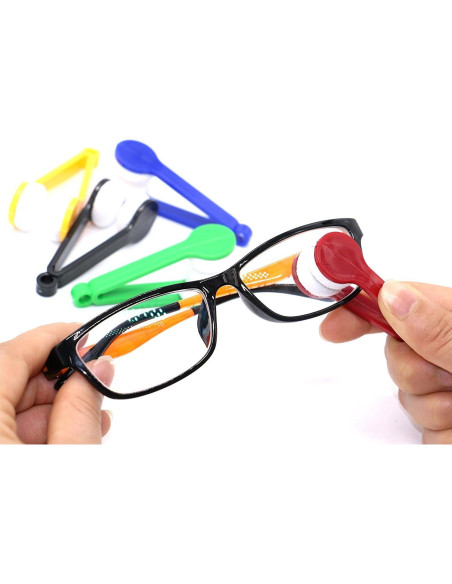 12 Pcs Limpiadores de Gafas A-cool Microfibra 7 cm
