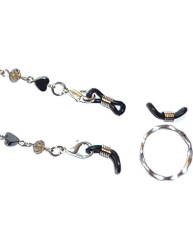 Cadena de Cristal Beads Hidden Hollow 71cm Soporte Gafas