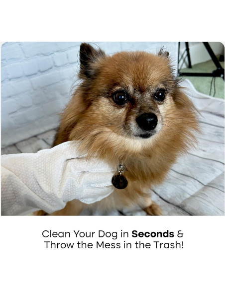 Guantes de Limpieza para Mascotas Uproot Clean - Paquete de 6