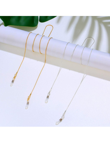 Cadena de Gafas Frienda 6 Piezas con Perlas para Mujeres