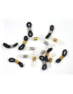 16 Piezas Conectores de Silicona para Gafas Royee 2