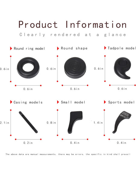20 Pares Sujetadores de Gafas SooGree Antideslizantes Silicona