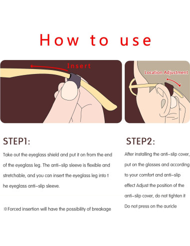 20 Pares Sujetadores de Gafas SooGree Antideslizantes Silicona