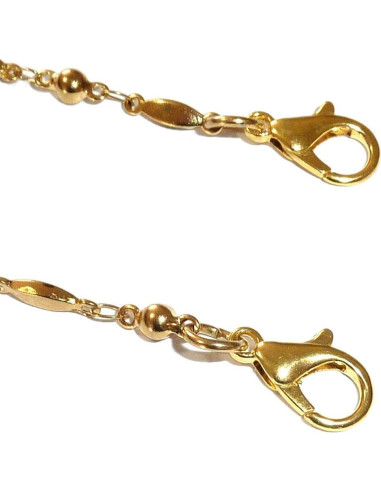 Cadena de Perlas Hidden Hollow para Gafas Acero Inoxidable 71 cm