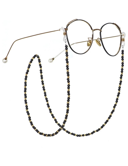 20 Conectores de Cadena para Gafas Silicona Kuyaehe Ajustables