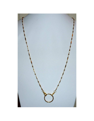 Cadena de Perlas Hidden Hollow para Gafas Acero Inoxidable 71 cm