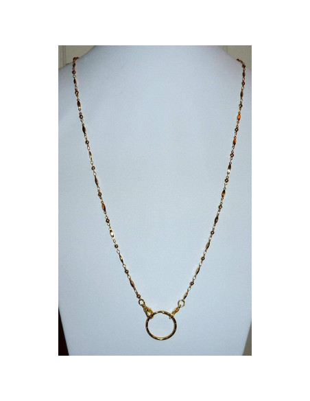 Cadena de Perlas Hidden Hollow para Gafas Acero Inoxidable 71 cm